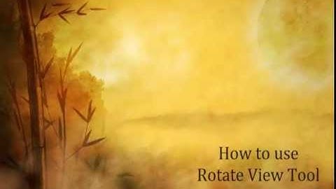Basic Photoshop CS6- How to use Rotate View Tool