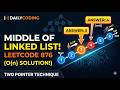 How to Find the Middle of a Linked List in $O(N)$ Time! (LeetCode 876)