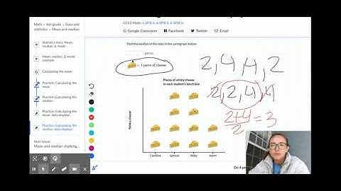 Calculating the median: data displays (practice) | Khan Academy