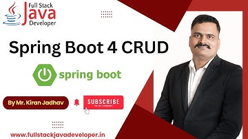 Spring Boot 4 CRUD | JDK 25 | By Mr. Kiran Jadhav