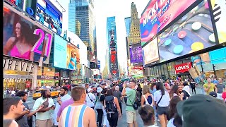 【New York】 Walking through the Times Square on August 2022