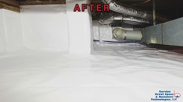 Crawl Space Encapsulation #crawlspace #crawlspacerepair #crawlspaceencapsulation