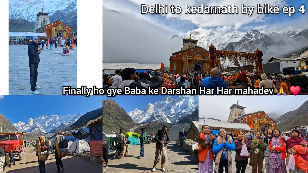 Finally ho gye Baba ke Darshan 🙏♥️delhi to kedarnath by bike ep 4