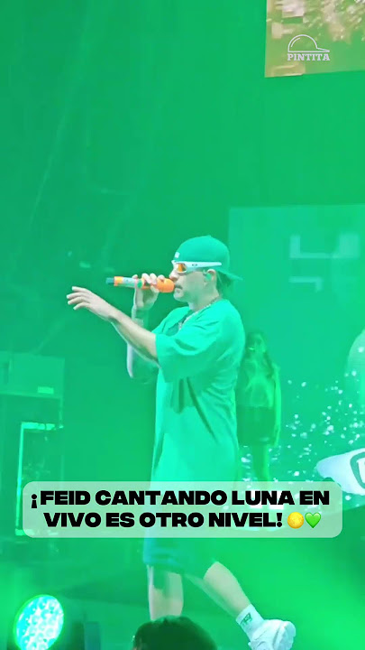 ¡Feid cantando LUNA en vivo es otro nivel! 🌕💚 | #europefastesttour