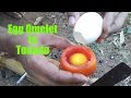 How To Cook An Egg Omelette In A Tomato / Rare Recipe / Wild Survival Style / my village food