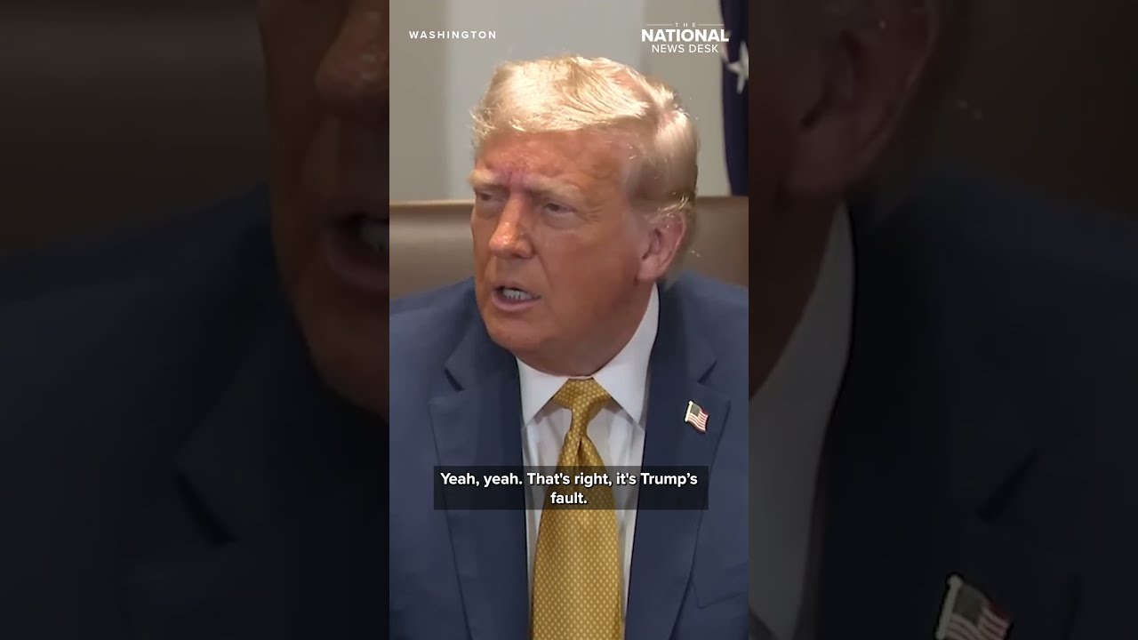 President Trump Calls Sen Schumer A Palestinian Senator After Texas Floods Blame