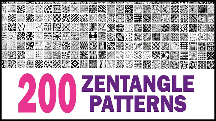 200 Zentangle Patterns ✺ 200 Doodle Designs ✺ 200 Mandala Creations