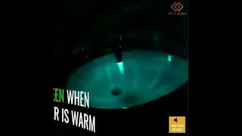 LED Colorful Faucet Light