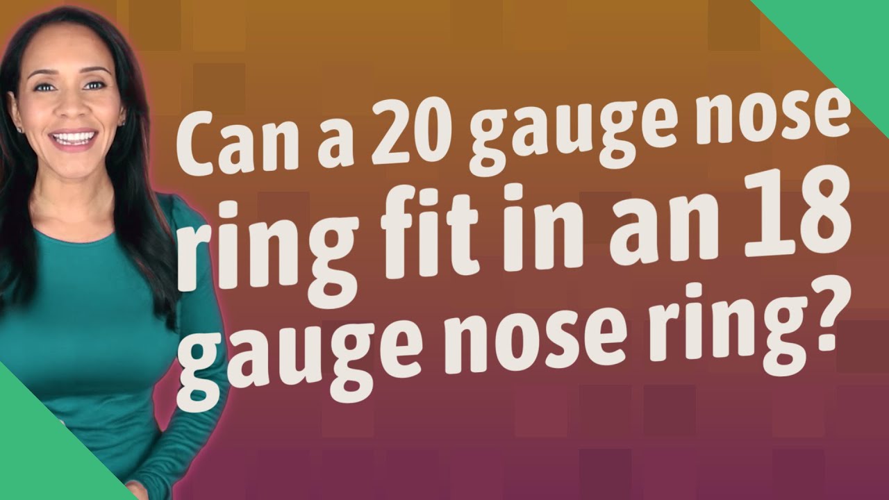what is the standard nose ring gauge