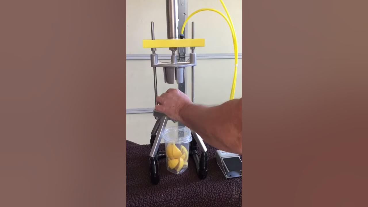 Pneumatic Lemon Wedger YouTube pneumatic-lemon-wedger-youtube