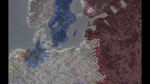 HoI3 Barbarossa & US invasion time lapse 3