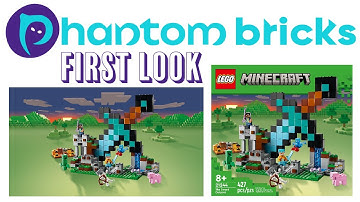 LEGO Set First Look: Minecraft Sword Outpost #21244 - New for 2023
