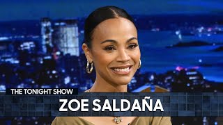 Zoe Saldaña on Avatar 3 and Shedding Light on Immigration in The Absence of Eden | The Tonight Show