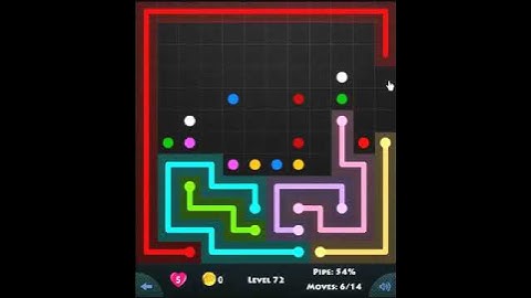 12 × 12 MANIA LEVEL 72 - FLOW GAME ON FACEBOOK Connect the dots