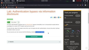 Authentication bypass via information disclosure (Video Solution) | 2020 -2021
