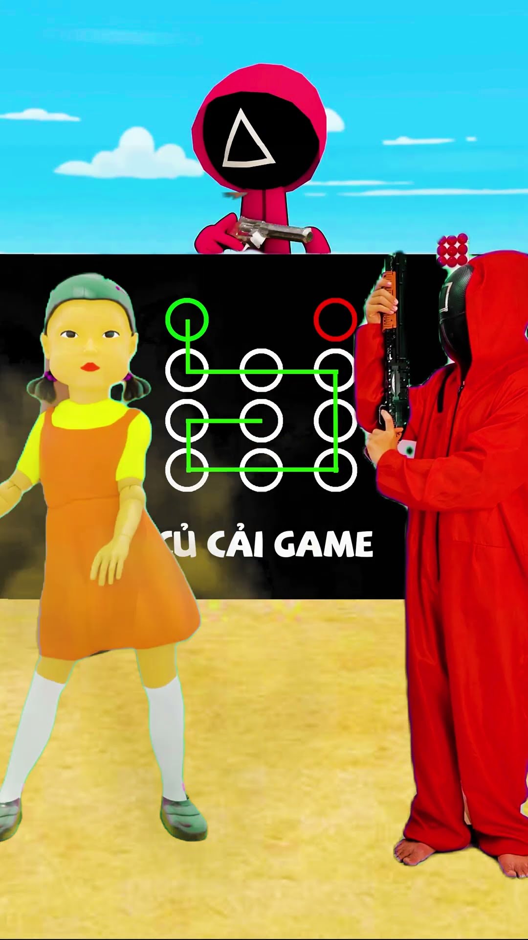 ACC - Cuộc Thi Nối Các Điểm Tròn Với Nhau || Connecting Dots Contest. #funny #trending