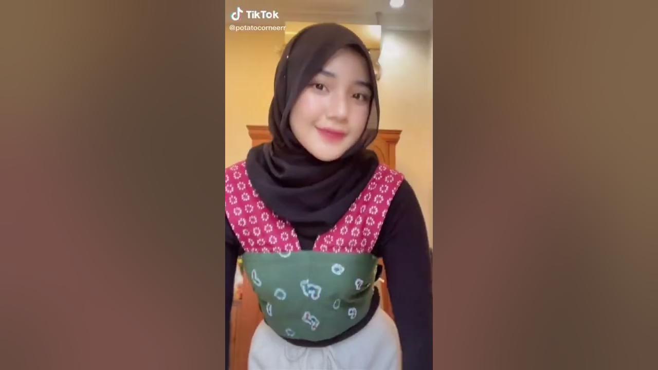 kompilasi cewek hijab joget tiktok hot vokeh @potatocorneerr /Nayla #