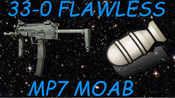MW3: SOLO 33-0 Flawless MP7 MOAB on Seatown! | Gameplay Setbacks!