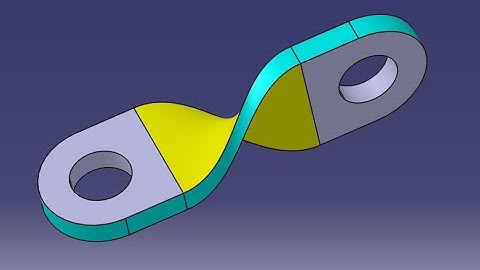 How to create a mechanical part using CATIA Part Design and Generative Shape Design 67