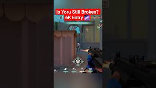 Is Yoru Still Broken? 6K Entry 🌌 #valorantclips #valoranthighlights