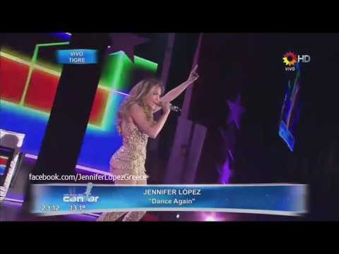 Jennifer Lopez Live on 'Soando Por Cantar' Argenti...