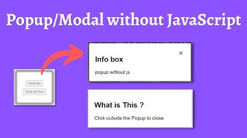 Popup Modal without JavaScript #popup #modal #without #javascript