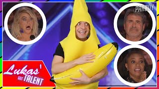 CRAZY MAGIC audition went BANANAS! | FUNNY FAKES | America's Got Talent/Britain's Got Talent