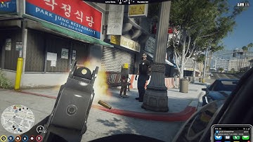 Mandem Clap Francis and a Cop in Drive-by (Multiple POVs) | GTA RP NoPixel 3.0