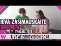 Ieva Zasimauskaite (Lithuania) interview @ Eurovision 2018 | wiwibloggs