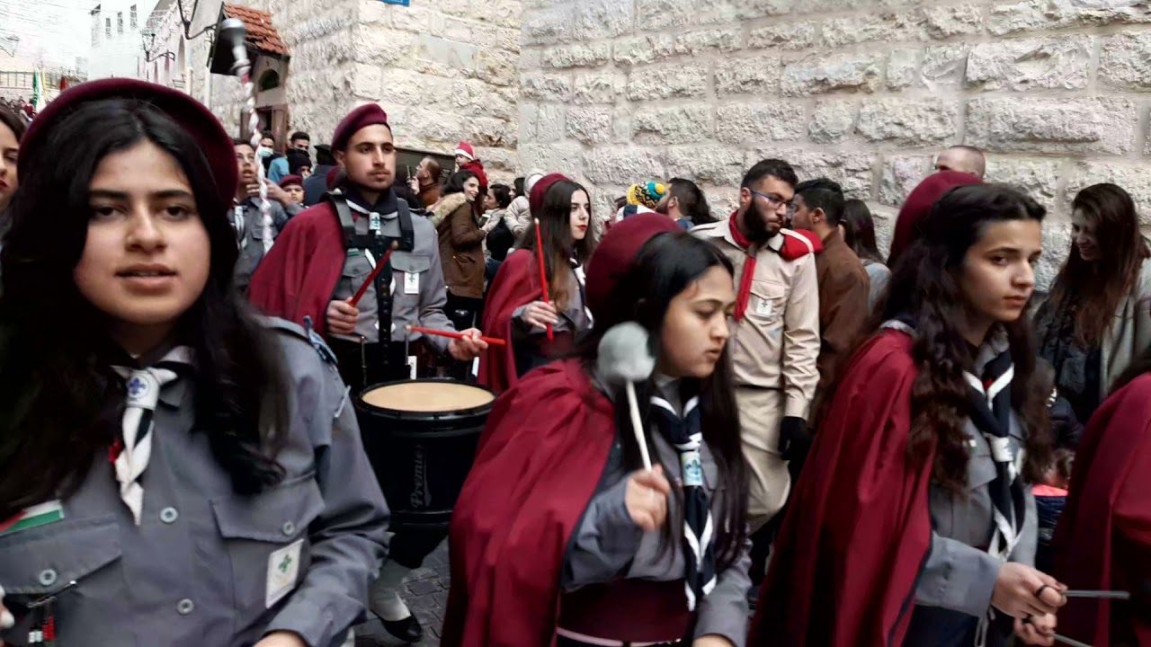 مجموعة كشافة الزبابدة 24 كانون اول 2021 بيت لحم تصوير كريستيان لاند سينت جوني