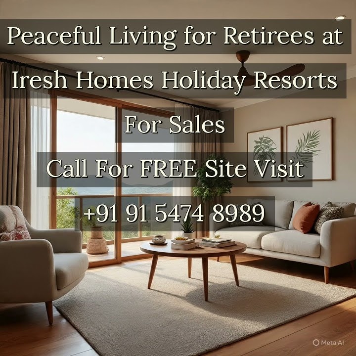 Create image: Peaceful Living for Retirees at Iresh Homes Holiday Resorts