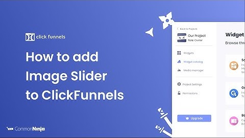 How to add an Image Slider to ClickFunnels