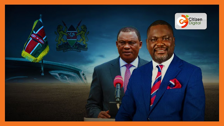 President Ruto sacks Public Service CS Justin Muturi