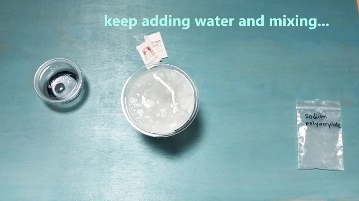 Instant Snow (sodium polyacrylate) Experiments