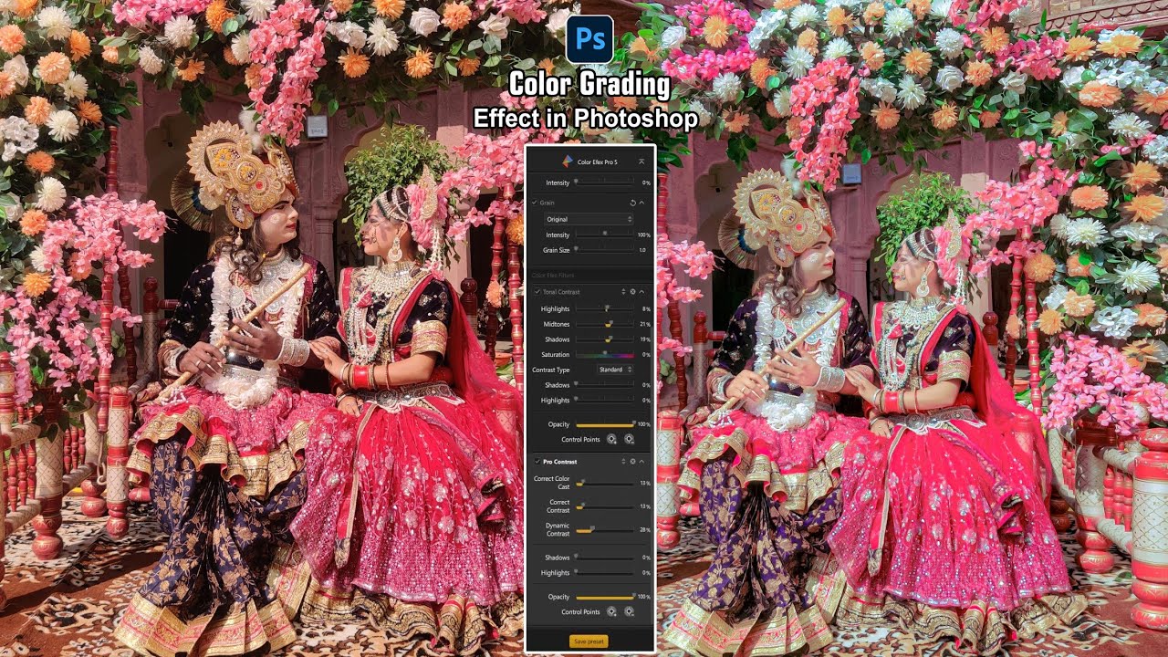 Skin Retouching cooler effects Pre Wedding Photo Retouching in Photoshop CC 2026