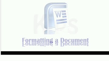 Chapter-4 formatting a document (part-1)