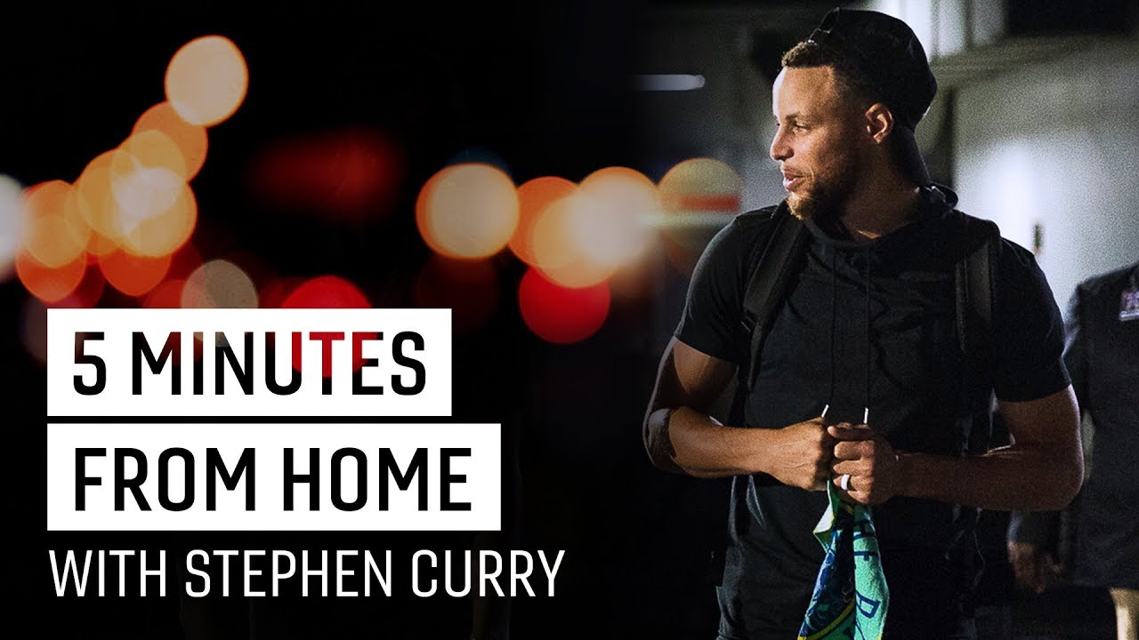 5 minutes from home stephen curry