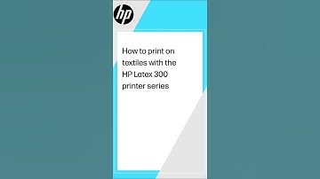 How to print on textiles | HP Latex 300 printer series #shorts