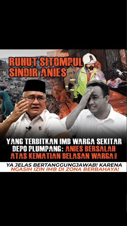 RUHUT SITOMPUL SINDIR ANIES BASWEDAN...!!! 😱😱😱