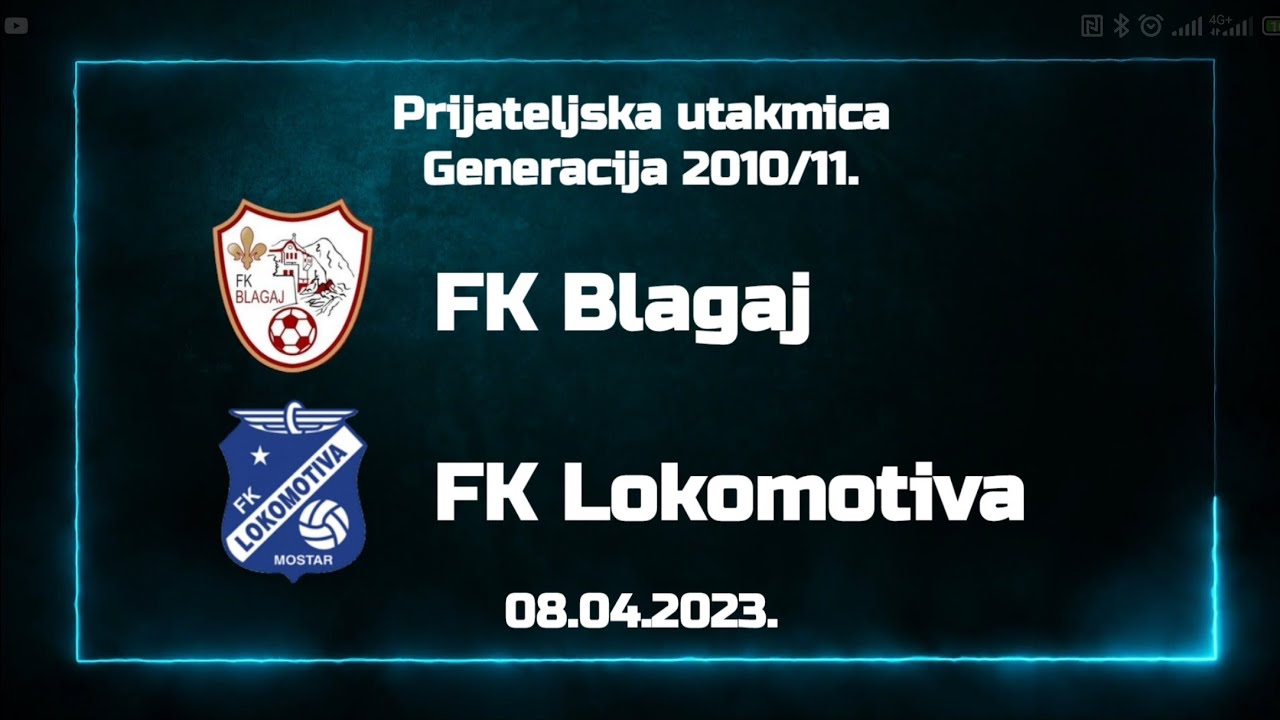 FK Blagaj - FK Lokomotiva Mostar 0:3 (Prijateljska utakmica) - Generacija 2010/11.