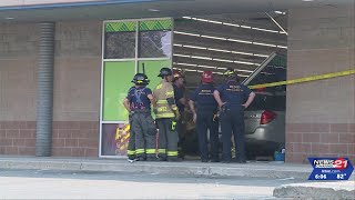 Driver crashes car fully into Bend’s Dollar Tree South; no injuries reported