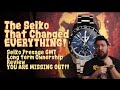 Seiko Watches Presage Sharp Edge GMT Best Dress Automatic Watch Under 1000