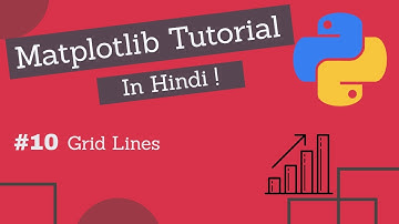 Matplotlib Tutorial Hindi Part 10 : Adding Grid Lines To Graphs