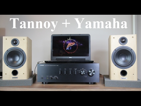 Tannoy Fusion 1 speakers + Yamaha A-S500 amplifier + sound test