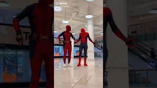 Spider-Man slaps Deadpool!