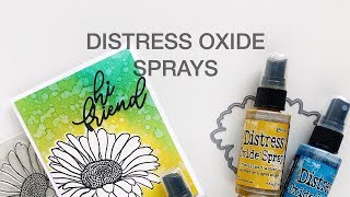 Blended Backgrounds With Distress Oxide Sprays