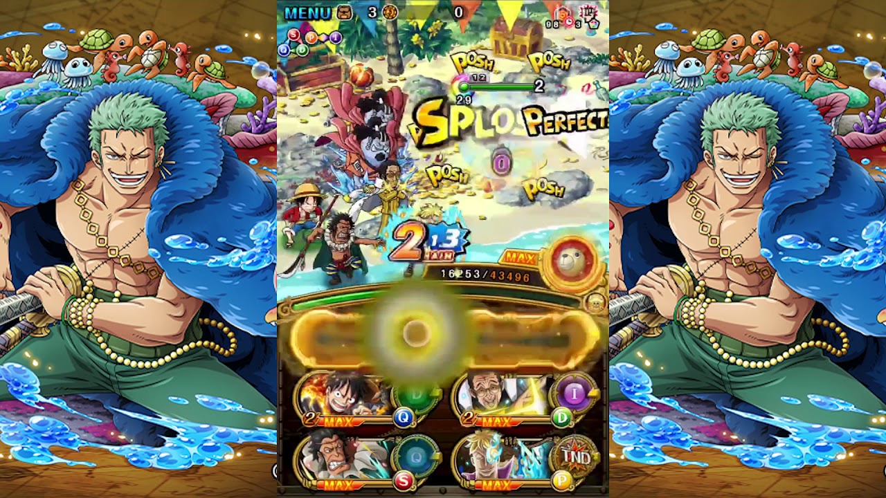 OPTC 1034 Straw Hat Mission! Zoro 20th Anniversary STA 10 Team Double