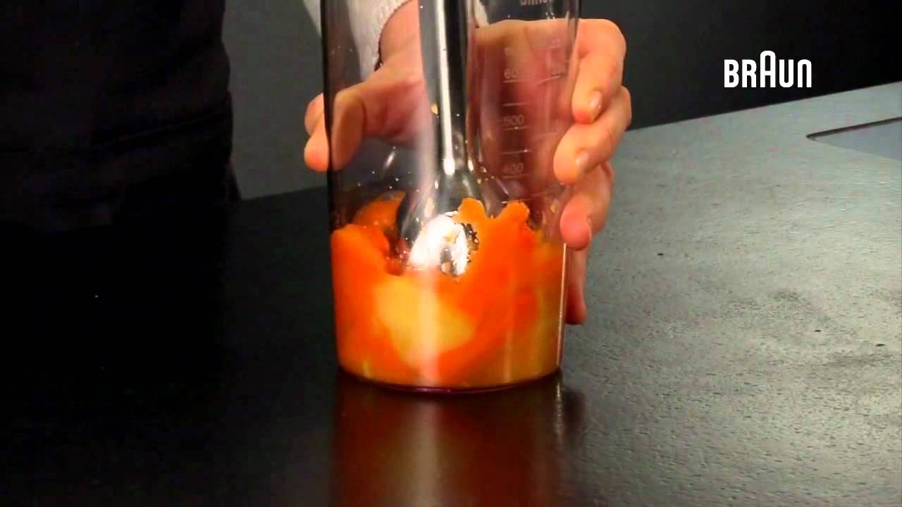 Carrot and potato puree Howto baby recipe video with Braun Multiquick