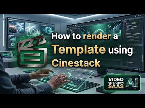 How to render a Template Video using Cinestack