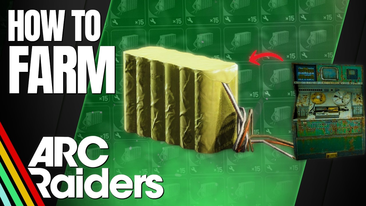 The BEST Way to Farm Batteries in Arc Raiders (Solo Friendly Route ...